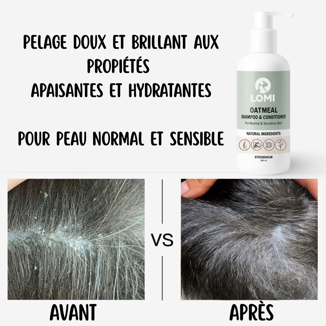 SHAMPOING ET REVITALISANT À L'AVOINE