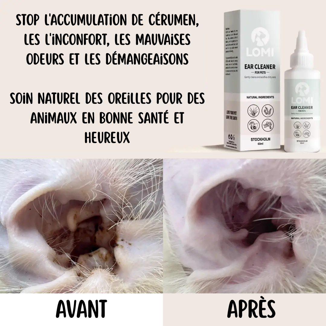 NETTOYANT NATUREL POUR OREILLES