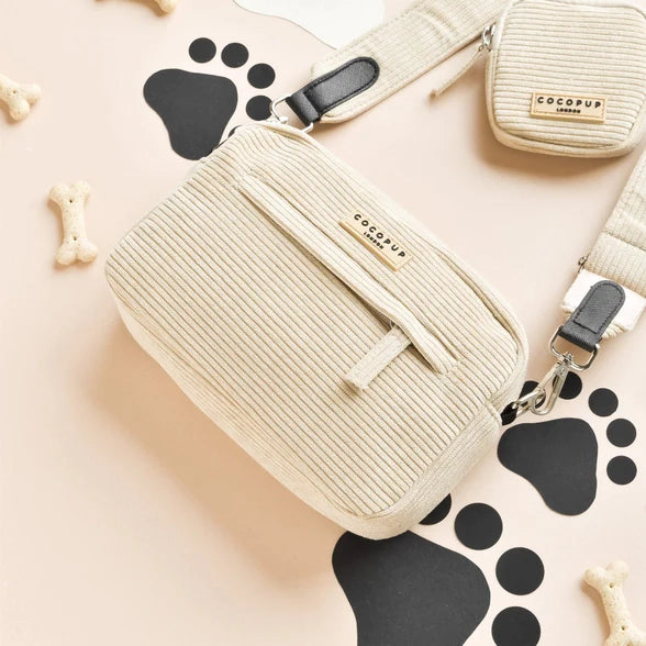 SAC DE PROMENADE POUR CHIEN - NUDE CORD