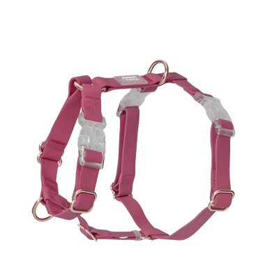 HARNAIS IMPERMÉABLE REGLABLE POUR CHIEN - FRAMBOISE