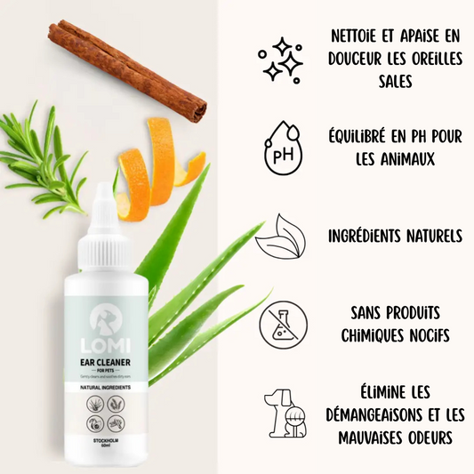 NETTOYANT NATUREL POUR OREILLES