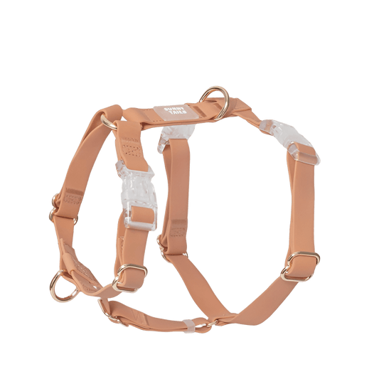 HARNAIS IMPERMÉABLE REGLABLE POUR CHIEN - BEIGE